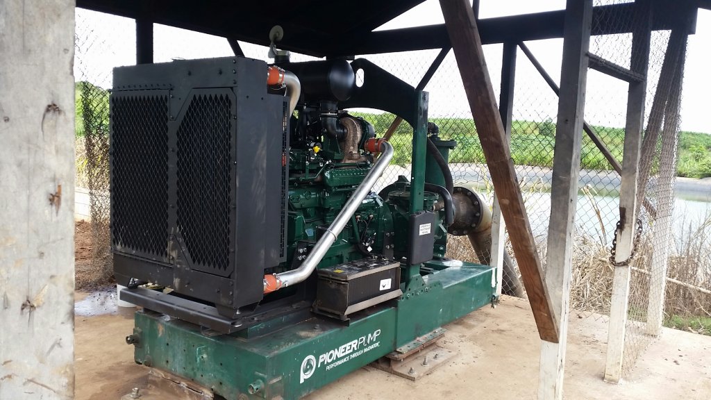 Large diesel pump station